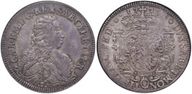 Carlo Emanuele III (1730-1773) Vecchia monetazione - Scudo 1733 - Nomisma 16; MIR 925a AG RRR In slab NGC MS62 cod. 5883923-011. Bellissimo esemplare ...