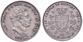 Carlo Felice (1821-1831) 25 Centesimi 1829 T - Nomisma 612 AG RR Splendido esemplare
qFDC