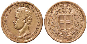 Carlo Alberto (1831-1849) 10 Lire 1833 G - Nomisma 667 AU RR Esemplare con orientamento del conio di 15°
BB/MB+