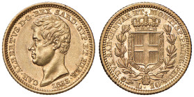 Carlo Alberto (1831-1849) 10 Lire 1833 T - Nomisma 668 AU RR Esemplare eccezionale dal metallo brillante
qFDC