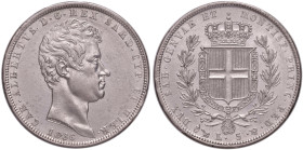 Carlo Alberto (1831-1849) 5 Lire 1836 G - Nomisma 684 AG Sigillato SPL+/qFDC da Gianfranco Erpini
SPL+/qFDC