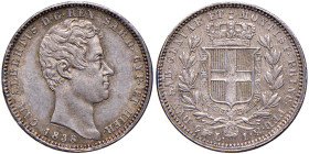 Carlo Alberto (1831-1849) Lira 1838 T - Nomsima 725 AG RR
SPL+/qFDC