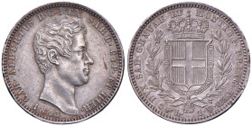 Carlo Alberto (1831-1849) Lira 1843 T - Nomisma 726 AG RR Segnetti al bordo
FDC