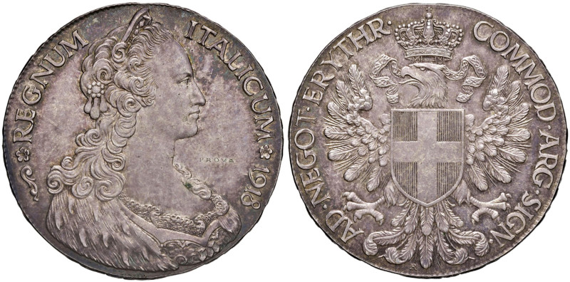 Vittorio Emanuele III (1900-1946) Eritrea - Tallero 1918 Prova - Luppino PP301 (...