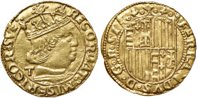 NAPOLI Ferdinando I d’Aragona (1458-1494) Ducato sigla T - MIR 64/8 AU (g 3,47) R Minimi segnetti al bordo
SPL