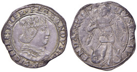 NAPOLI Ferdinando I d’Aragona (1458-1494) Coronato senza sigla - MIR 69 AG (g 3,95)
BB+