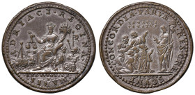 VENEZIA Pietro Lando (1539-1545) Medaglia 1539 - Opus: A. Spinelli - Voltolina 313 (non segnala esemplari con argentatura) MA (g 31,88 - Ø 40 mm) Colp...