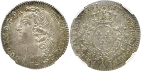 FRANKREICH
Ludwig XV., 1715 - 1774. 1/5 Ecu 1741 A, Paris. In US-Plastikholder der NGC mit der Bewertung MS 62 (6630982-005). Dupl. 1682. Attraktives...