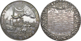 NIEDERLANDE BREDA
Stadt. Silbermedaille 1637,von J. van Looff, auf die Einnahme von Breda durch Streitkräfte unter Führung des Statthalters Friedrich...