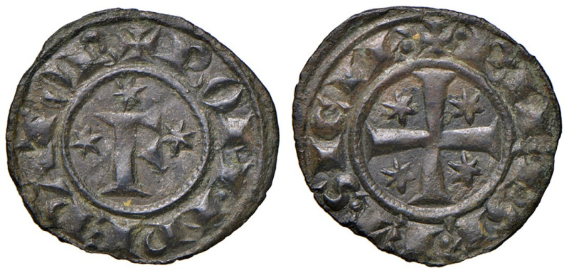 Brindisi. Federico II di Svevia imperatore (1220-1250). Denaro 1249 MI gr. 0,75....