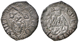 Fano. Gregorio XIII (1572-1585). Quattrino MI gr. 0,66. Muntoni 409. Berman 1275. Ciavaglia 35. MIR 1275/8. Raro. q.SPL