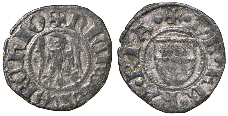 Ferrara. Nicolò d’Este (1393-1441). Quattrino MI gr. 0,95. MIR 225. Raro. Buon B...