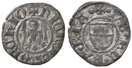 Ferrara. Nicolò d’Este (1393-1441). Quattrino MI gr. 0,95. MIR 225. Raro. Buon BB