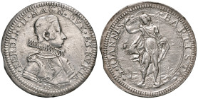 Firenze. Ferdinando II de’ Medici (1621-1670). Piastra 1629 AG gr. 32,08. Galeotti XI, 1/4. MIR 291/1. Buon BB