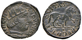 Napoli. Ferdinando I d’Aragona (1458-1494). Cavallo (sigla I; Jacopo Cotrullo m.d.z. 1469-1474) AE gr. 1,49. P.R. 45a. MIR 84/16. Vall-Llosera i Tarré...