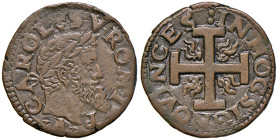 Napoli. Carlo d’Asburgo re di Spagna, delle Due Sicilie etc… (1516-1556), V come imperatore del S.R.I. (1519-1554). Da 3 cavalli (sigla A; Girolamo Al...
