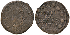 Napoli. Filippo IV di Spagna (1621-1665). Pubblica 1622 (sigle MC; Michele Cavo m.d.z., 1621-1623) CU gr. 14,62. P.R. 52. MIR 257. Magliocca 43. Tonde...