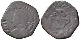 Napoli. Filippo IV di Spagna (1621-1665). Grano 1622 (sigle MC/P; Michele Cavo m.d.z., 1621-1623) CU gr. 6,02. P.R. 55c. MIR 258/3. Magliocca 51. Estr...