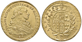 Napoli. Ferdinando IV di Borbone (1759-1816). I periodo: 1759-1799. Da 6 ducati 1769 (sigle C/R-C) AV gr. 8,83. P.R. 16. MIR 356/2. Magliocca 203. Ex ...