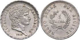 Napoli. Gioacchino Murat (1808-1815). Monetazione decimale, 1811-1815. Lira 1813 AG. Pagani 62. P.R. 17. MIR 443. q.SPL