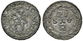 Pesaro. Giovanni Sforza (1483-1500 e 1503-1510). Quattrino MI gr. 0,50. CNI 122. Cavicchi PS, 107. SPL