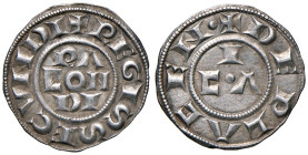 Piacenza. Comune. Emissioni a nome di Corrado II (1140-1313). Grosso AG gr. 1,84. CNI 8. MIR 1106 var. q.SPL