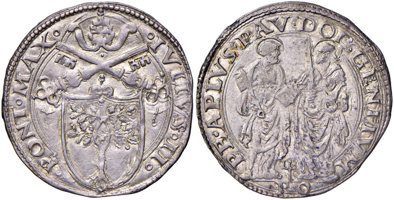 Roma. Giulio II (1503-1513). Giulio AG gr. 3,87. Muntoni 27. Berman 573. MIR 560...