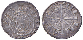 Merano. Mainardo II (1258-1295) e successori. Grosso tirolino 1274-1306 (1° contrassegno) AG gr. 1,44. CNTM M78. Buon BB