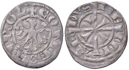 Merano. Mainardo II (1258-1295) e successori. Grosso tirolino 1274-1306 (2° contrassegno) AG gr. 1,41. CNTM M93. BB