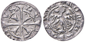 Merano. Leopoldo III (1373-1386). Grosso tirolino AG gr. 1,25. CNTM M318. Molto raro e di buona qualità per il tipo di moneta, SPL