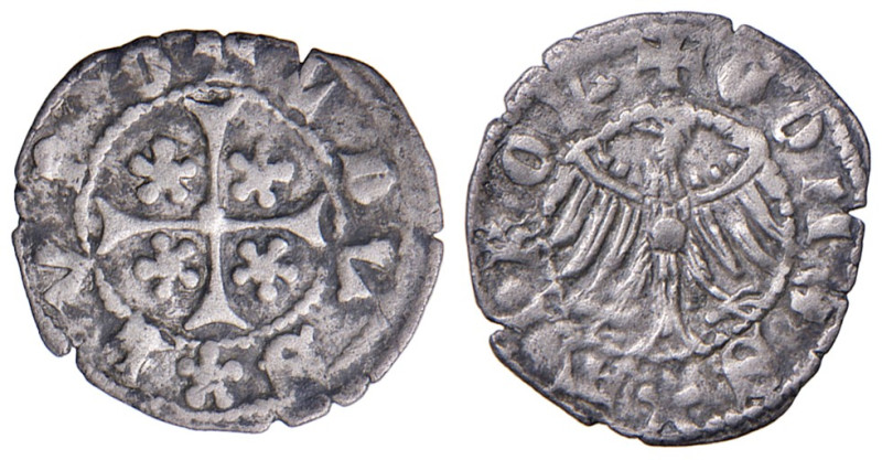 Merano. Leopoldo IV (1396-1406). Quattrino MI gr. 0,60. CNTM M530. Migliore di B...