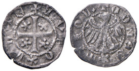 Merano. Leopoldo IV (1396-1406). Quattrino MI gr. 0,50. CNTM M534. q.SPL