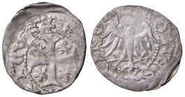 Merano. Federico IV (1406-1439). Quattrino MI gr. 0,49. CNTM M552. Buon BB