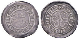 Gorizia. Alberto II conte (1258-1304). Denaro 1271-1304 AG gr. 0,95. Rizzolli L31. MIR 106. Molto raro. Buon BB