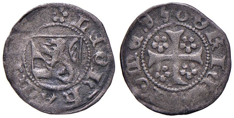 Gorizia. Leonardo conte (1462-1500). Quattrino dal 1480 MI gr. 0,39. Rizzolli L1...