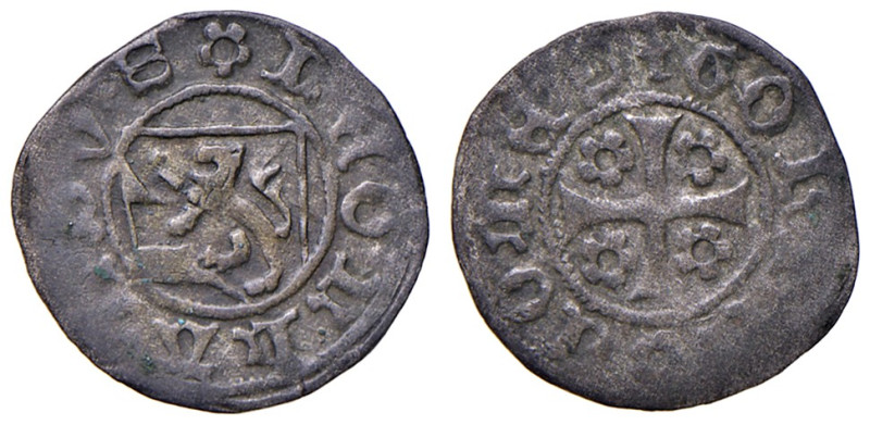 Gorizia. Leonardo conte (1462-1500). Quattrino dal 1480 MI gr. 0,53. Rizzolli L1...