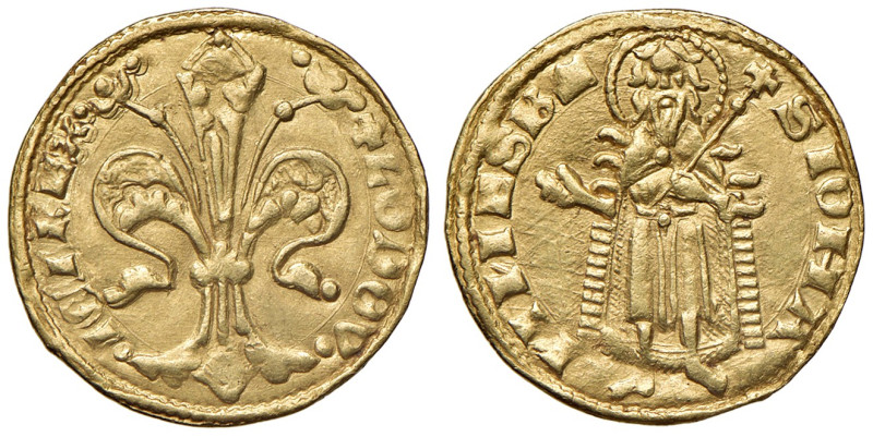 Ungheria. Luigi I il grande (1342-1382). Fiorino (Buda) AV gr. 3,48. Gamberini 8...