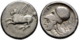 Akarnania. Argos Amphilochikon 
Stater 344-307 v. Chr. Ähnlich wie vorher. Calciati 33. 8,30 g sehr schön/sehr schön-vorzüglich Exemplar der Auktion ...