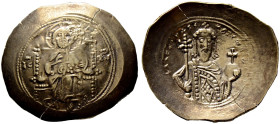 Alexios I. Comnenus 1081-1118 
El- Histamenon (Scyphat) -Constantinopolis-. Ein zweites Exemplar. Sommer 59.2, Sear 1893. 4,38 g feiner Schrötlingsri...