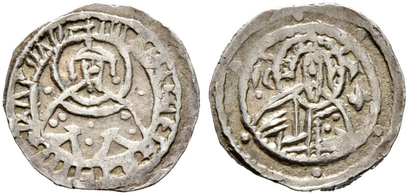 Manuel II. Palaeologus 1391-1423 
1/2 Stavraton (Viertelshyperpyron) -Constanti...