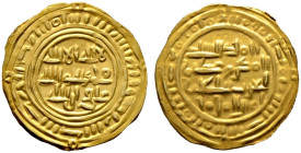 Sulajhiden im Yemen. Arwa bint Ahmad AH 484-532 / AD 1091-1137 
1/2 Golddinar -Dhu Jibla-. Jahreszahl unleserlich (blundered date). SICA X, 67ff. 1,1...