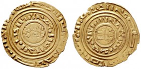  ISLAM   KREUZFAHRER   (D) Balduin III. 1143-1163 Golddinar (3,48 g), Acra 1187/1260. Imitation des Kalifats Al-Amir unregelmäßiger Schrötling und win...