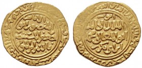  ISLAM   AYYUBIDEN   al-Kamil Muhammad I, 1218-1238 (615-635 AH).   (D) Dinar, al-Qahira Album:811ff (5,62 g).  Gold s.sch.