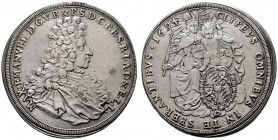  EUROPA UND ÜBERSEE   DEUTSCHLAND   Bayern   (D)  Maximilian II. Emanuel 1679-1726 Taler 1694 Dav:6099; min. Henkelspur s.sch.