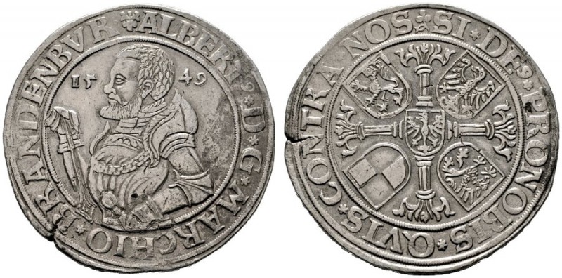  EUROPA UND ÜBERSEE   DEUTSCHLAND   Brandenburg in Franken   (D) Albrecht 1543-1...