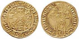  EUROPA UND ÜBERSEE   DEUTSCHLAND   Brandenburg-Ansbach und Bayreuth   (D) Friedrich IV. 1495-1515 Goldgulden 1511 Schwabach (3,28 g); Fr:306  Gold s....