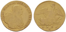  EUROPA UND ÜBERSEE   DEUTSCHLAND   Preussen   (D) Friedrich Wilhelm II. 1786-1797. Friedrichs d'or 1796 A Berlin (6,54 g); Fr:2417  Gold sch.