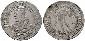  EUROPA UND ÜBERSEE   DEUTSCHLAND   Braunschweig-Wolfenbüttel   (D) Heinrich d.Jüngere 1514-1568. Taler 1540 Riechenberg Dav:9043, Welter:389; Rv. lei...