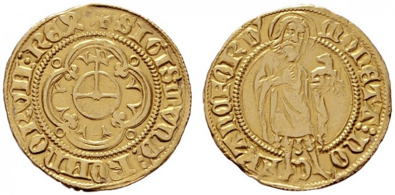  EUROPA UND ÜBERSEE   DEUTSCHLAND   Frankfurt   (D) Sigismund 1410-1437. Goldgul...