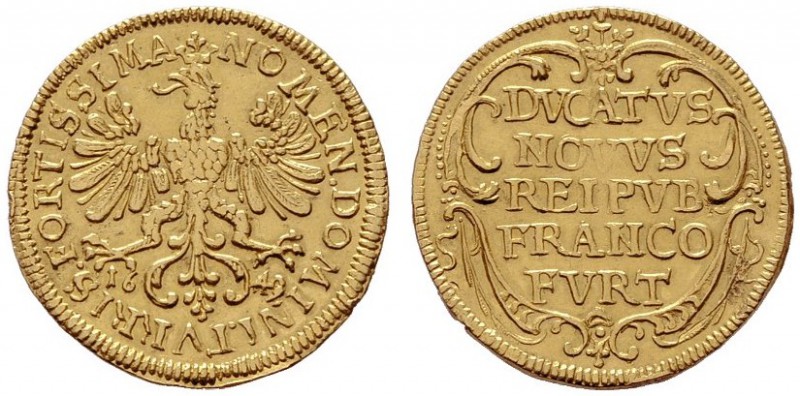  EUROPA UND ÜBERSEE   DEUTSCHLAND   Frankfurt   (D) Sigismund 1410-1437. Dukat 1...